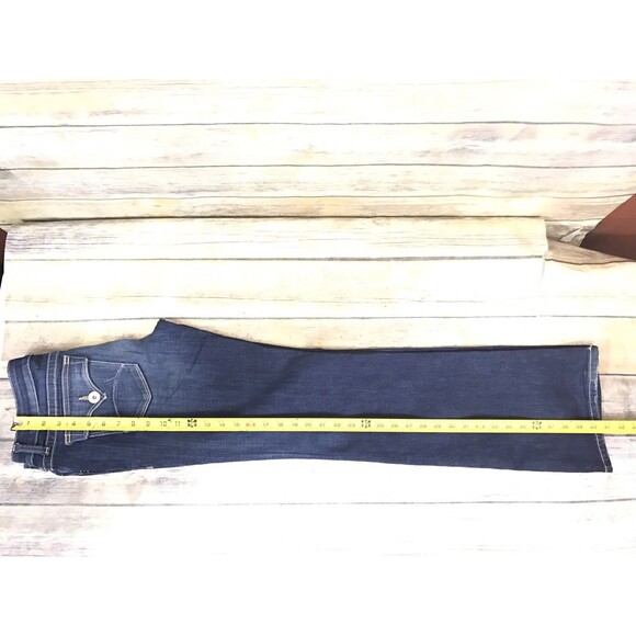 ANA A New Approach Womens Sz 6 Bootcut Jeans Flap Pocket Stretch Dark Wash - Picture 8 of 12